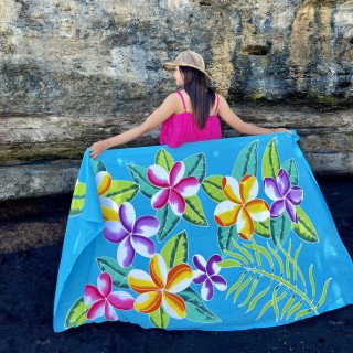 New summer rayon sarongs pareo handpainted originally made in bali by balinese artisans